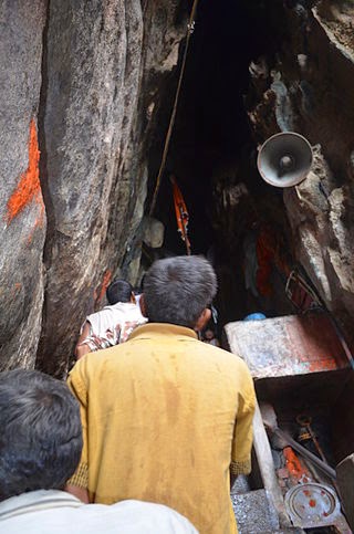 Main entrance of Parshuram Mahadev Cave temple 